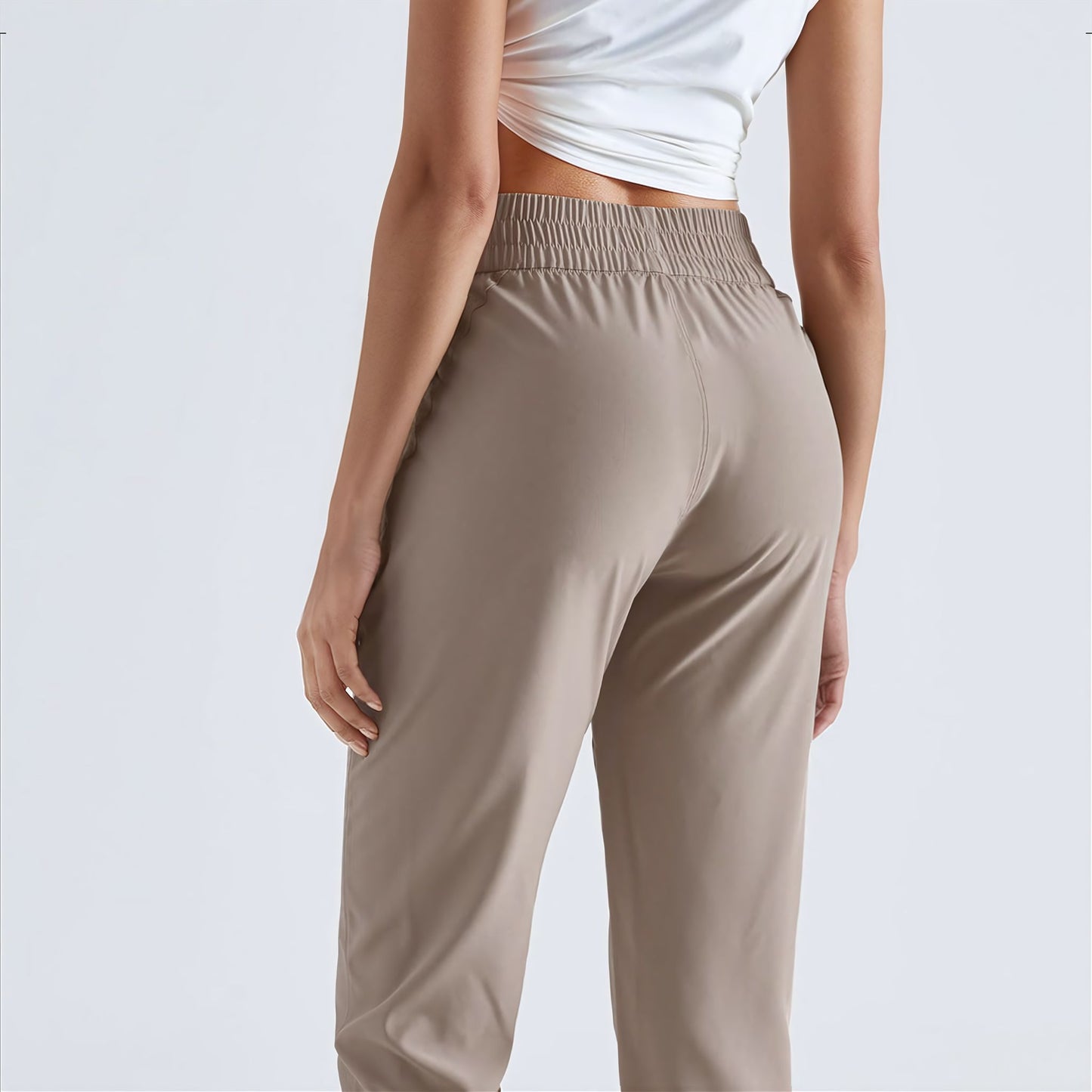 Lightweight Casual Cropped Joggers