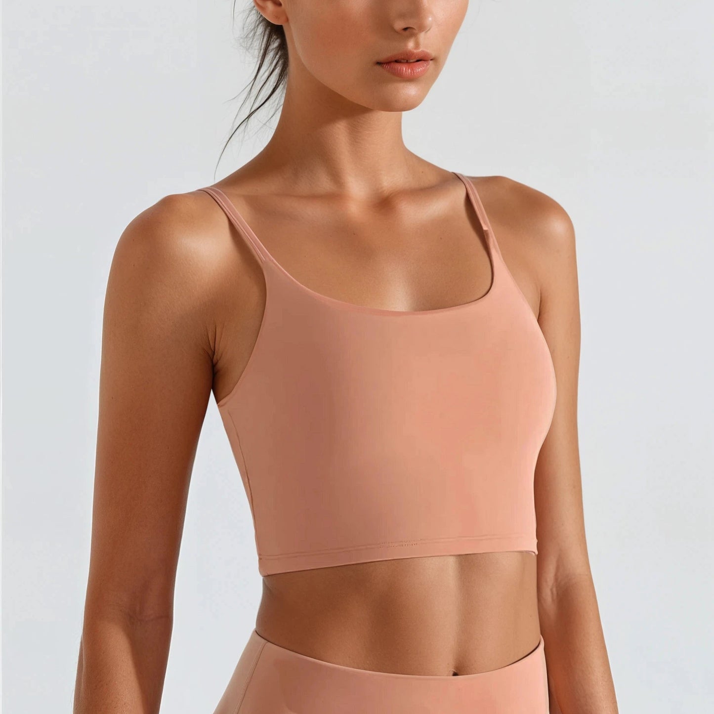 elea spaghetti strap crop top dessert sun