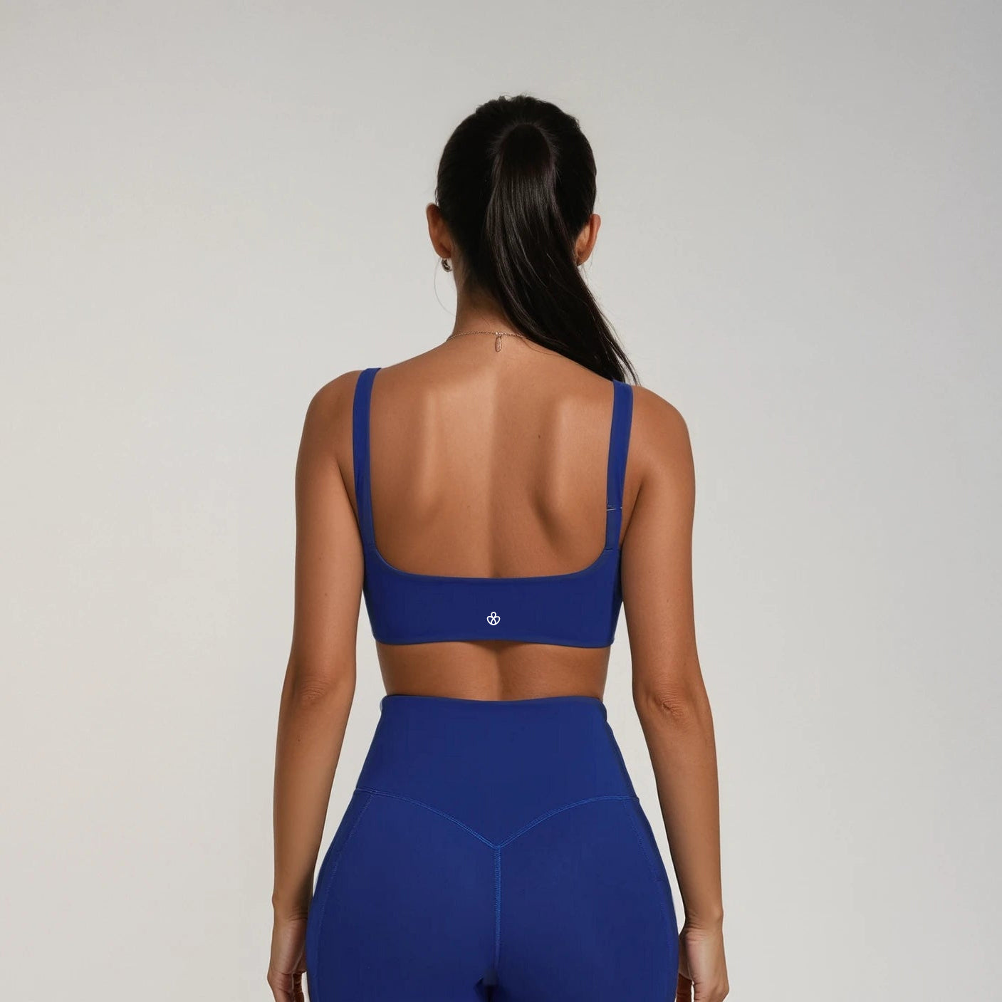 V-Waist Leggings SET - in Azure Blue