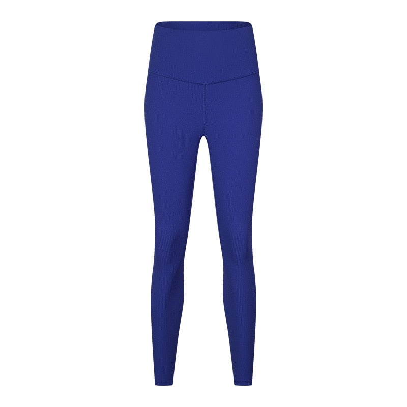 Ribbed Strong Wrap Leggings - Season's Colors