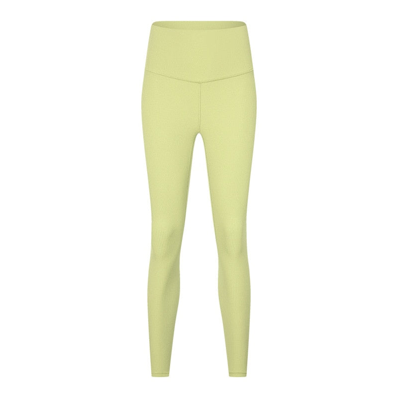Ribbed Strong Wrap Leggings - Season's Colors