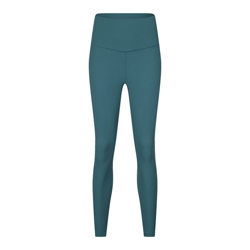 Ribbed Strong Wrap Leggings - Season's Colors