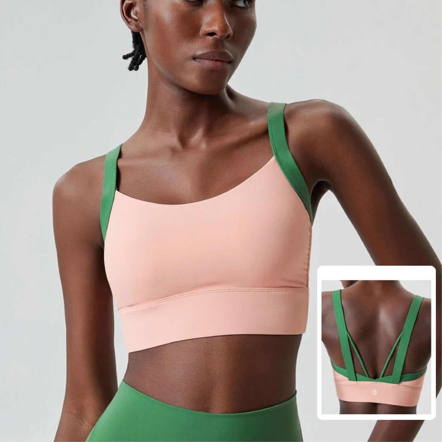 elea lavender tie-back tank