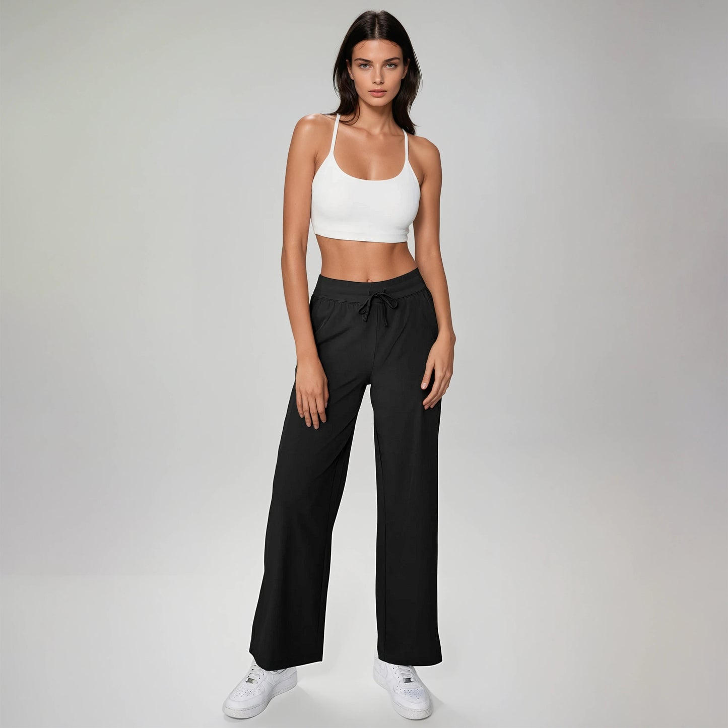 Lightweight Wide-Leg Joggers