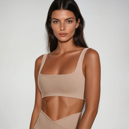 Scoop-Back Sports Bra