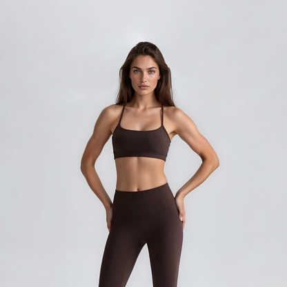 Open Back Thin Straps Bra