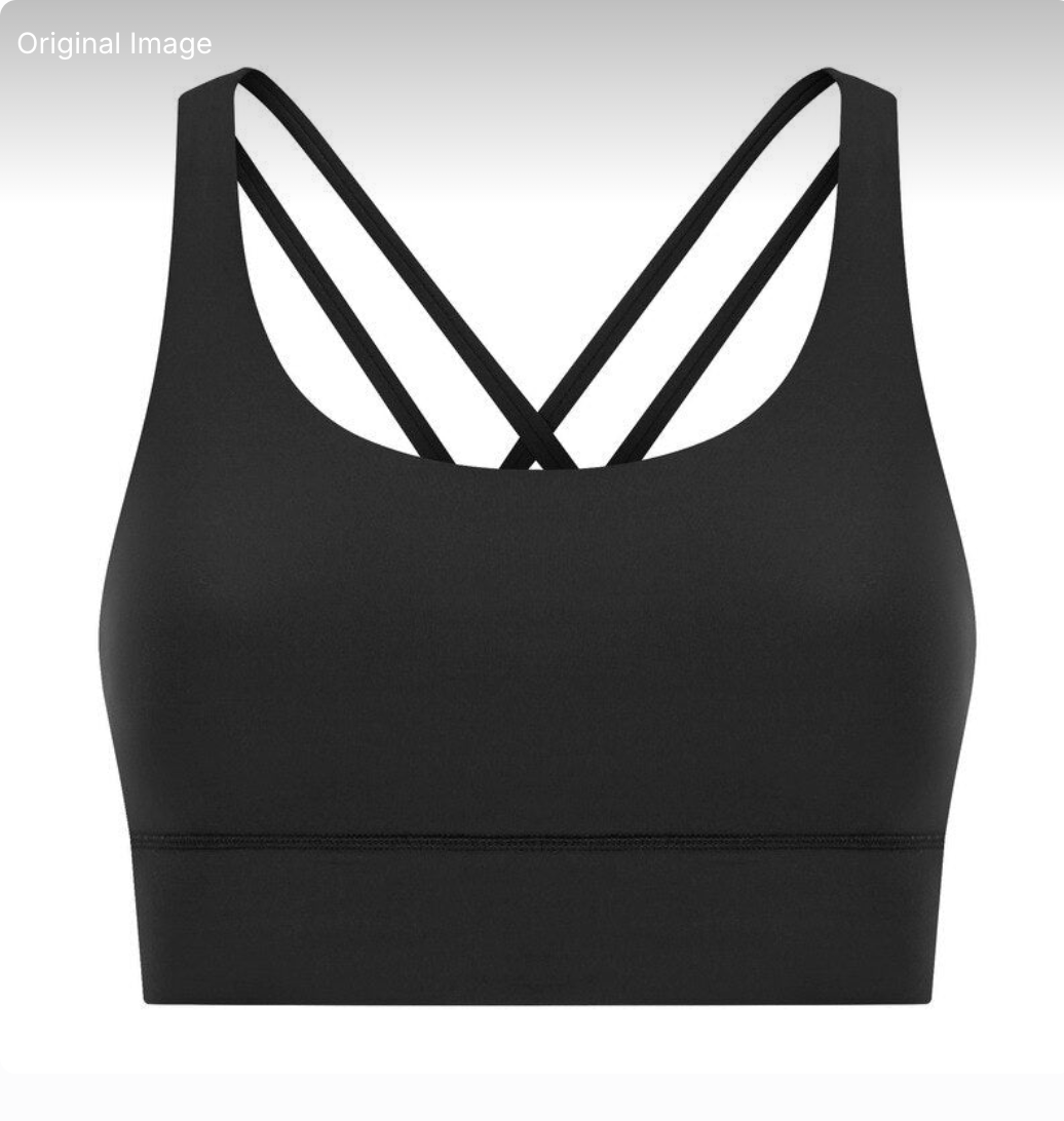 Double Cross-Back Strap Yoga Top