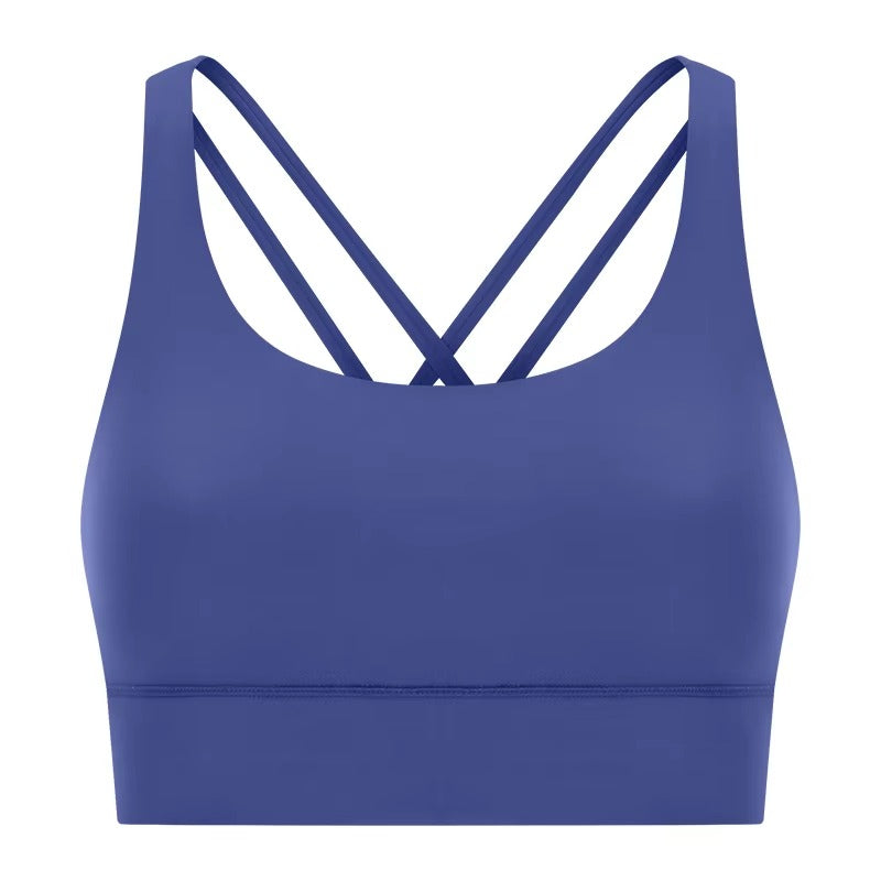 Double Cross-Back Strap Yoga Top