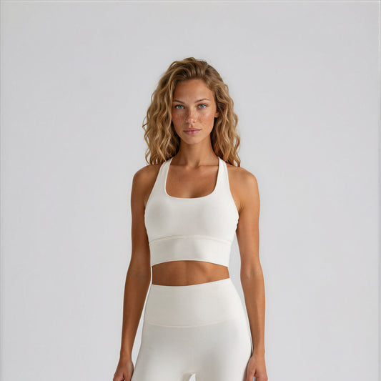 Double Cross-Back Strap Yoga Top