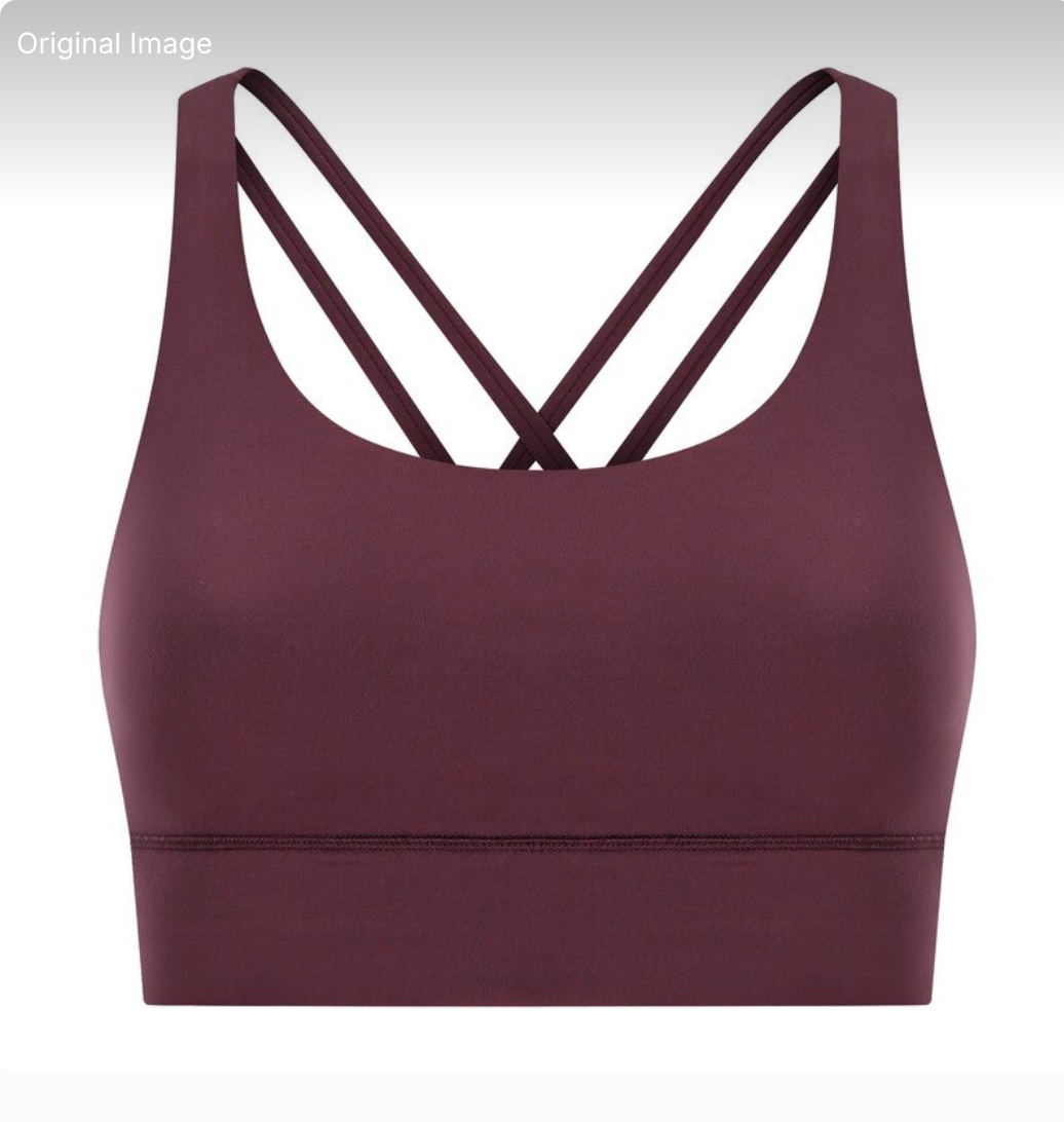 Double Cross-Back Strap Yoga Top