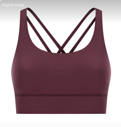 Double Cross-Back Strap Yoga Top