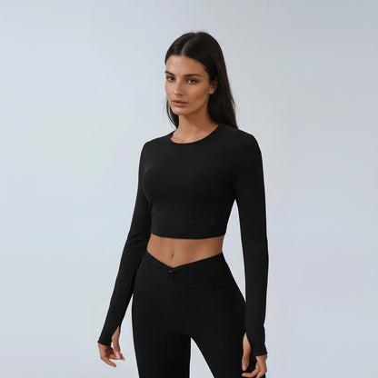 Daring Open Back Crop T-shirt