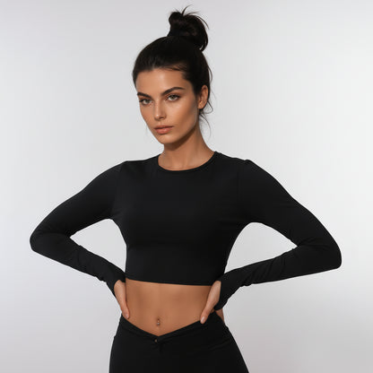 Daring Open Back Crop T-shirt