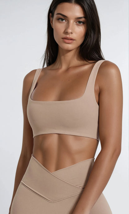 Scoop-Back Sports Bra
