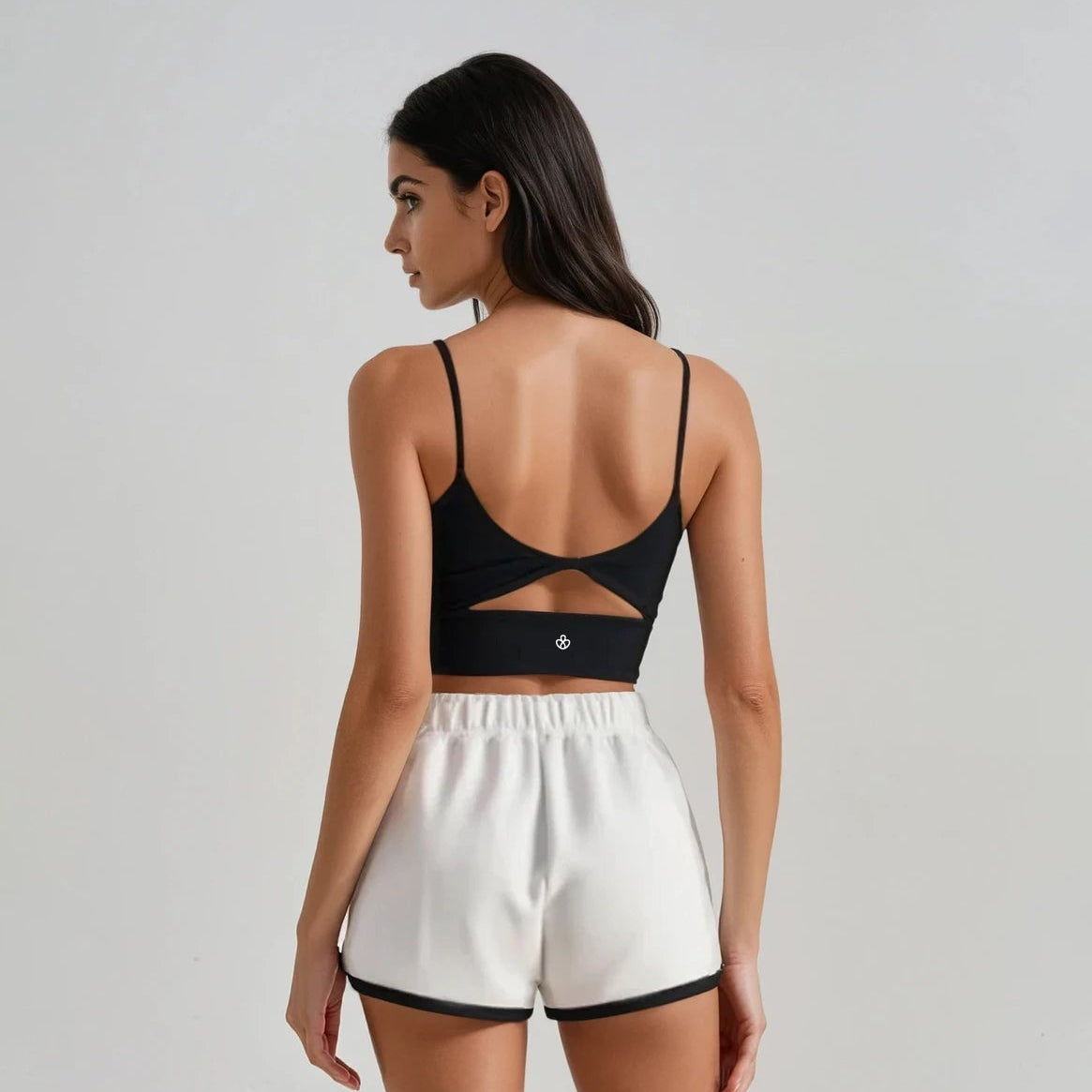 Soft Twist-back Crop Top