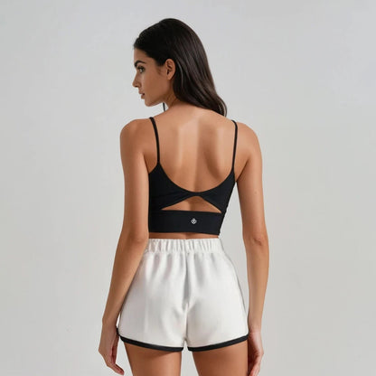 Soft Twist-back Crop Top
