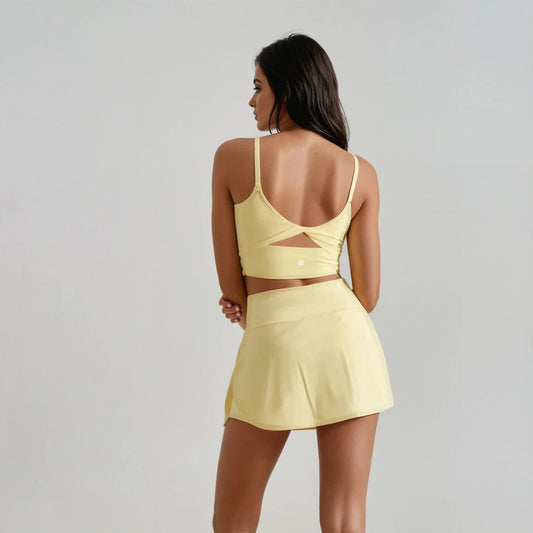 Soft Twist-back Crop Top