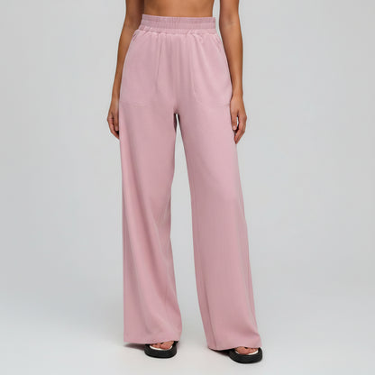 Wide-Leg Full Length Joggers