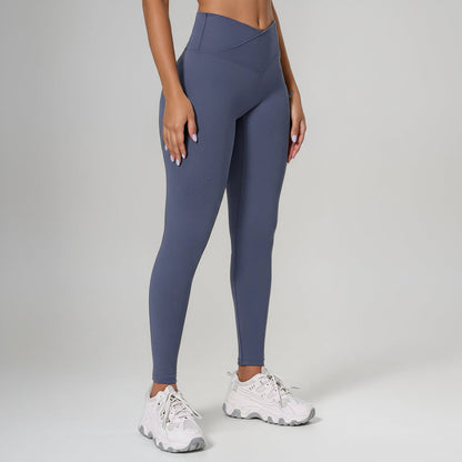 V-Waist Full Length SET - in Smoke Gray