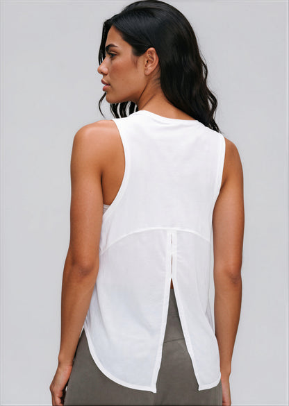 Mesh-back Active Tank Top