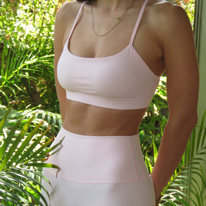 Open Back Thin Straps Top