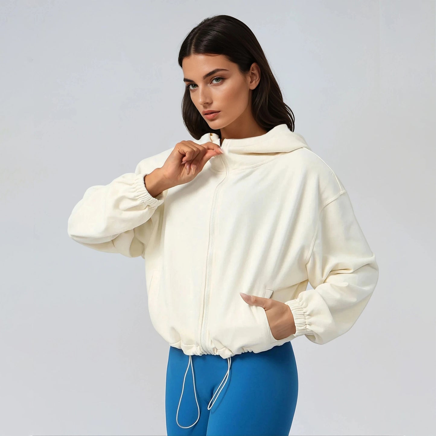 CozyHood Drawstring Jacket