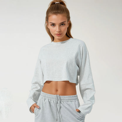 Everyday Ease Cotton Crop Tee