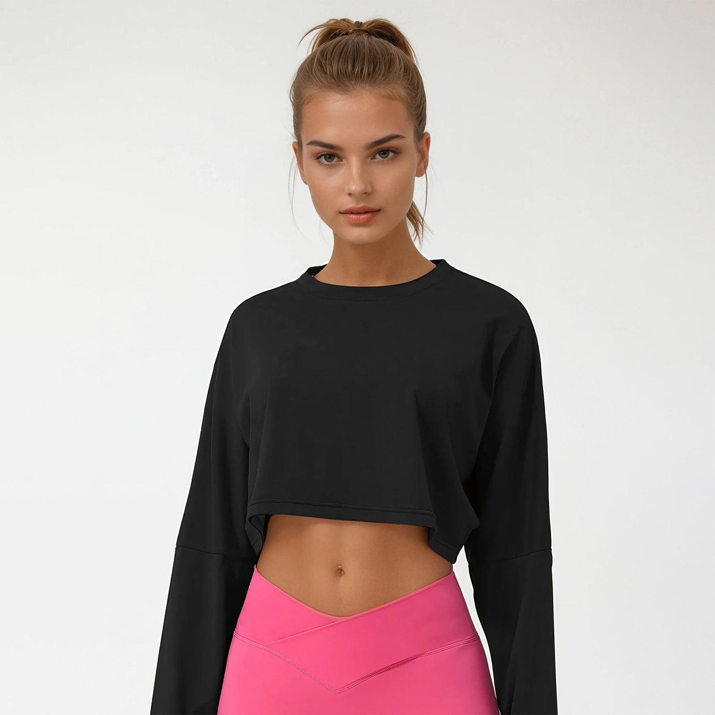 Everyday Ease Cotton Crop Tee