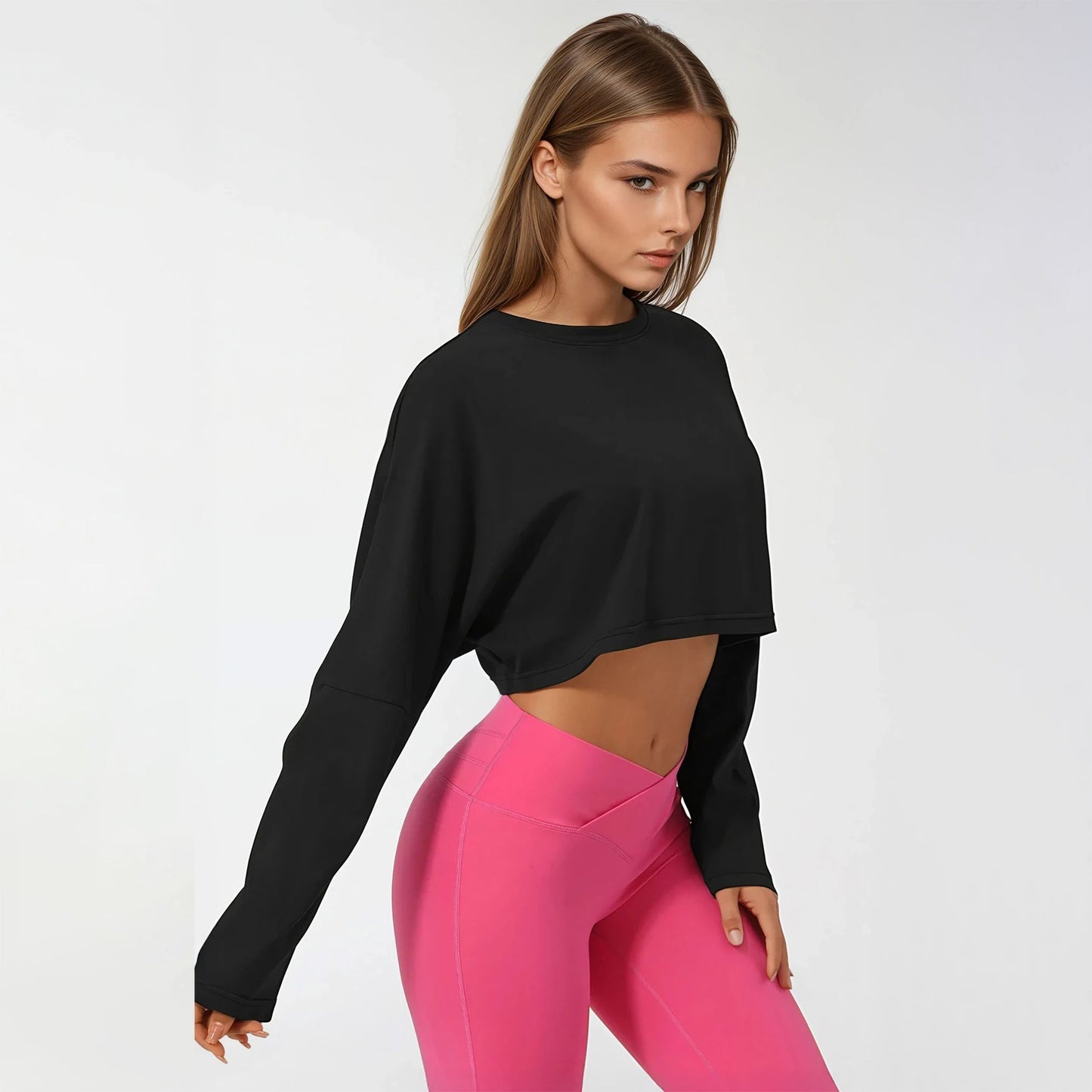 Everyday Ease Cotton Crop Tee