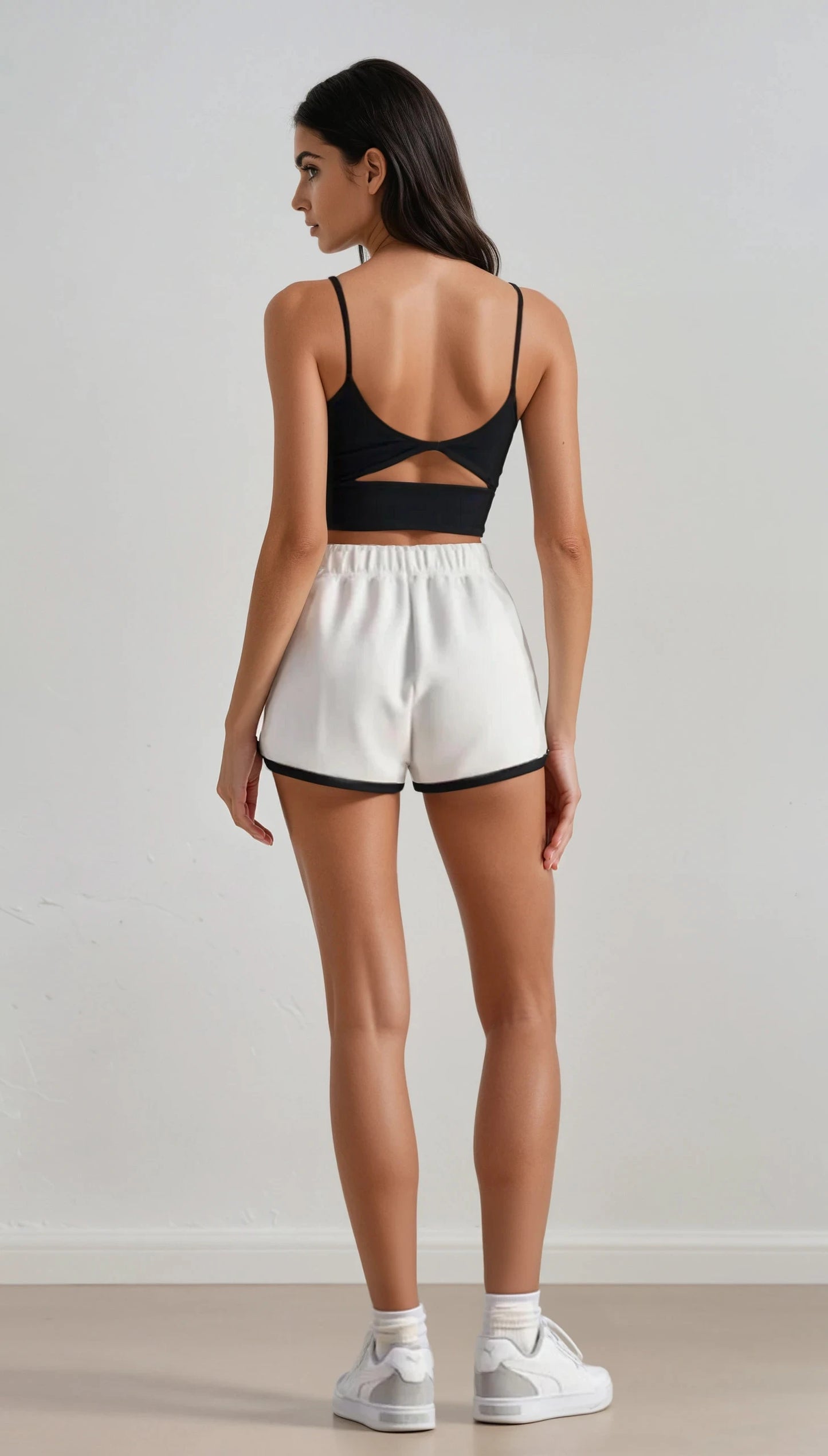 Soft Cross-back Crop Top