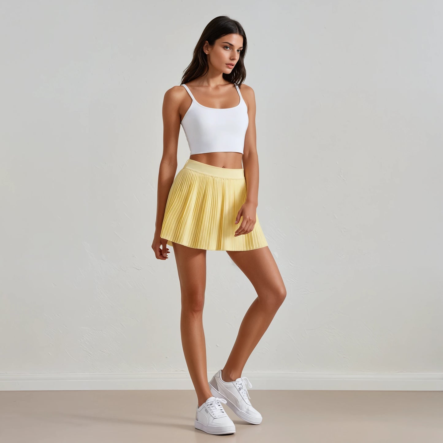 Soft Cross-back Crop Top