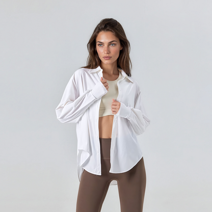 Lightweight Long Sleeve Button Shirt