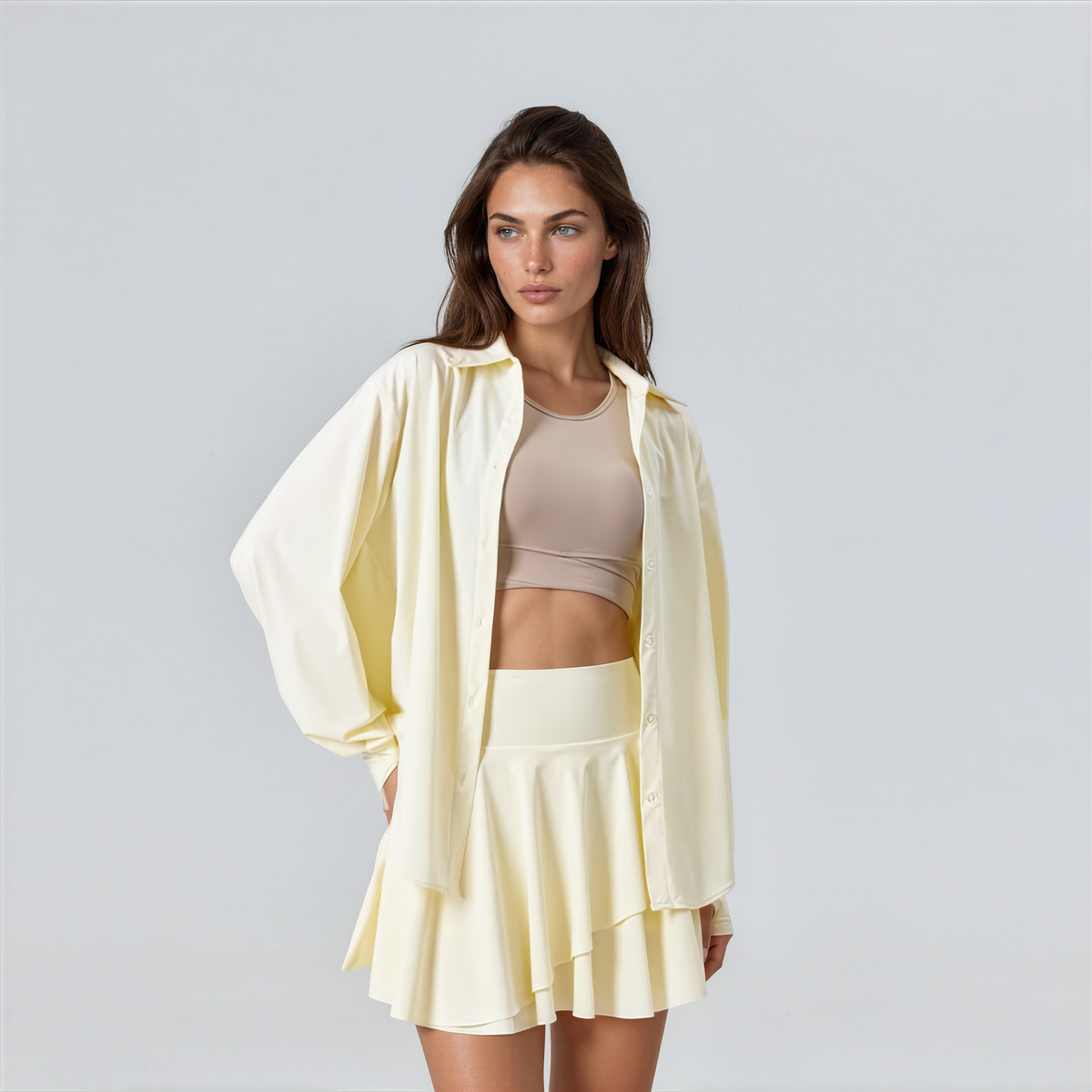 Lightweight Long Sleeve Button Shirt