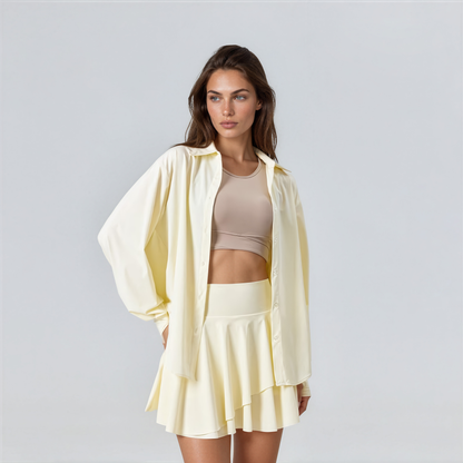 Lightweight Long Sleeve Button Shirt