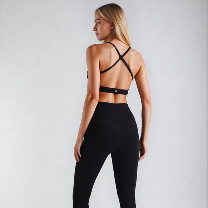 Open Back Thin Straps Top