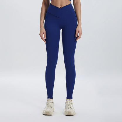 V-Waist Leggings SET - in Azure Blue
