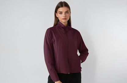 Stand-up Collar Fleece Jacket