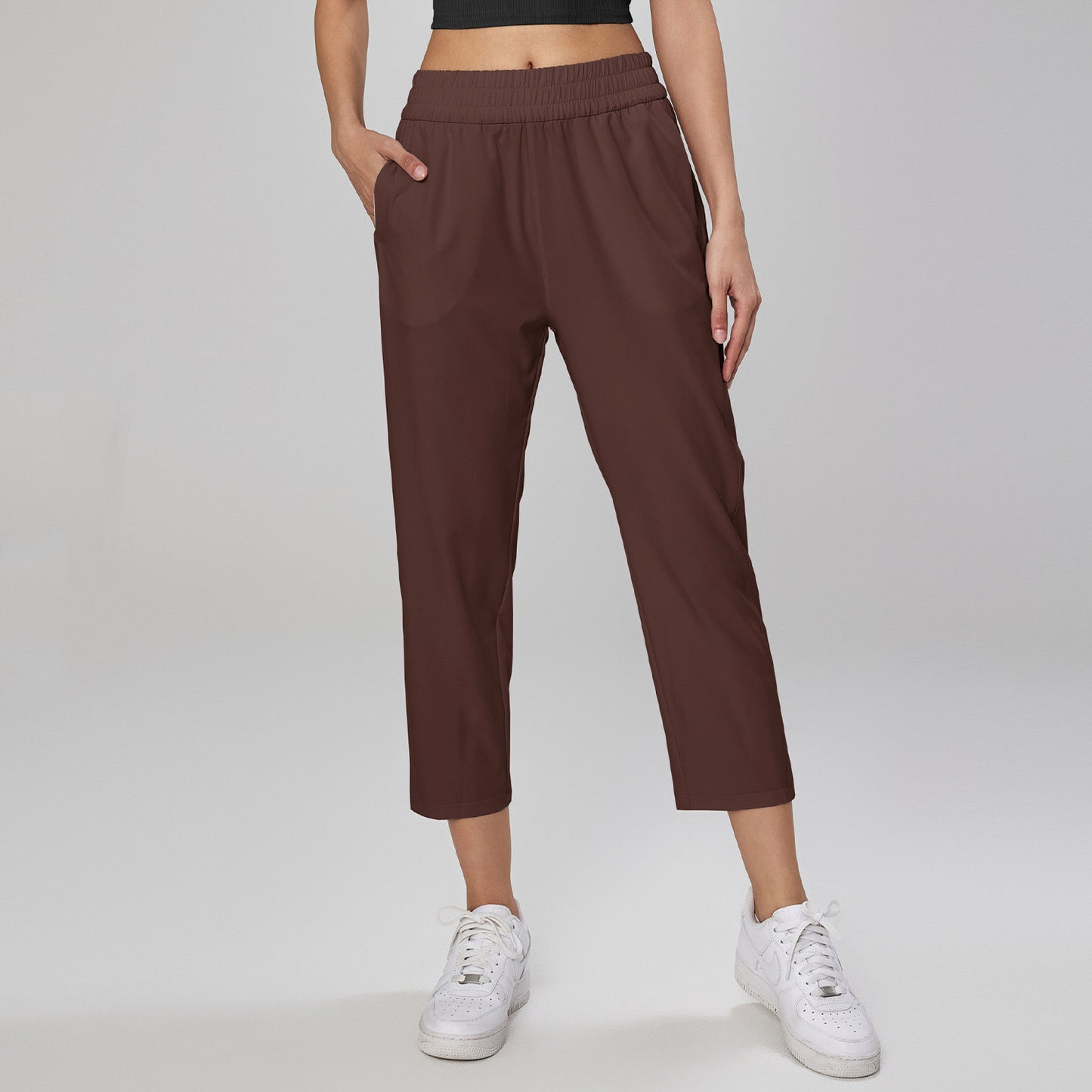 Lightweight Casual Cropped Joggers