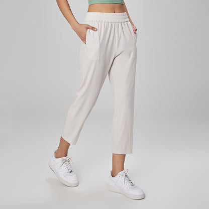 Lightweight Casual Cropped Joggers