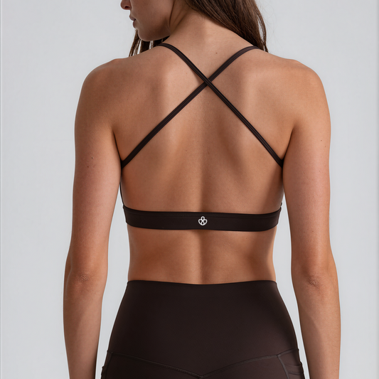 Open Back Thin Straps Bra