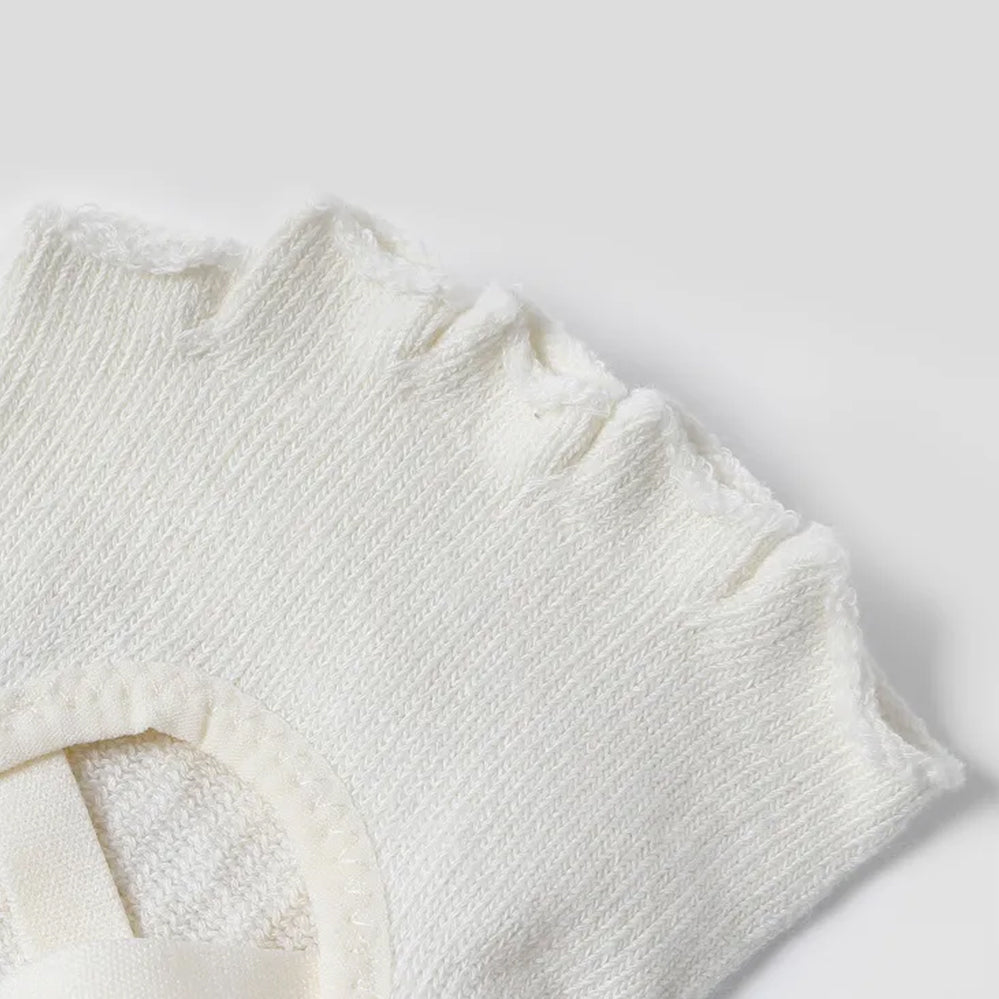 Cotton Non-Slip Criss-Cross Toeless Grip Socks – elea activewear