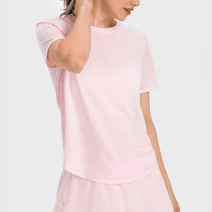 Quick-Dry Short Sleeve Tennis T-Shirt