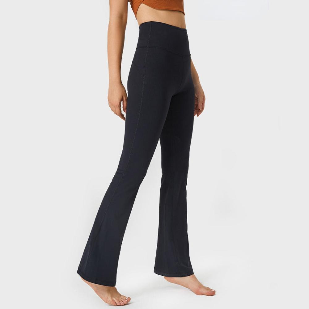 High Waist Flared Basic Leggings
