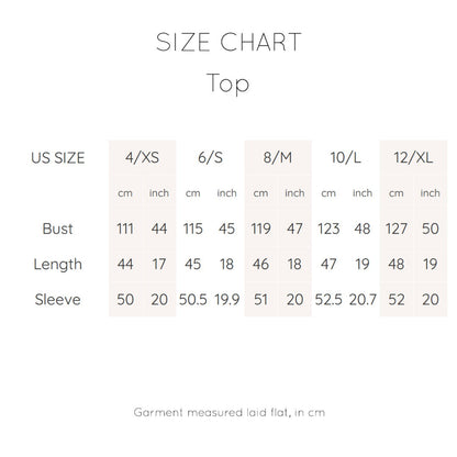 Jacquard Long Sleeve Crop T-shirt