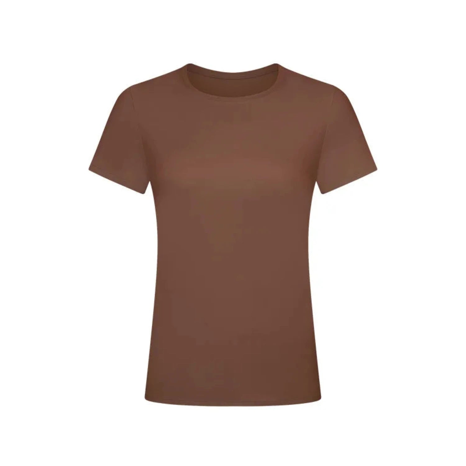 tie-back tshirt chocolate